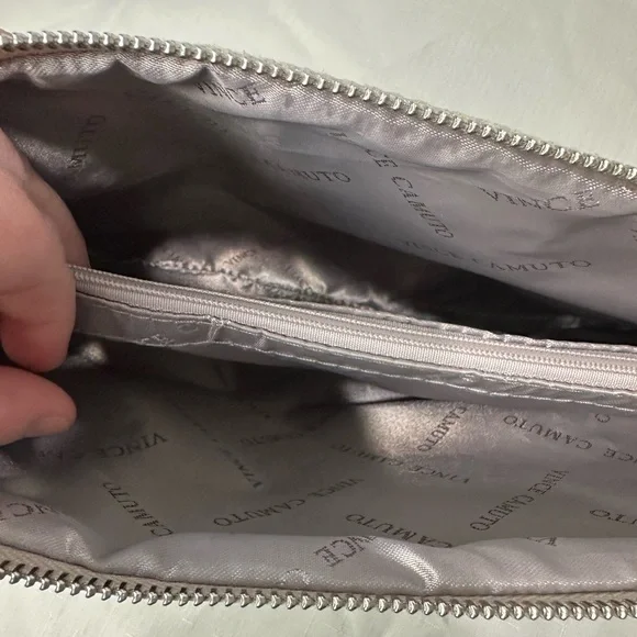 Vince Camuto Silver Clutch - Picture 5 of 6